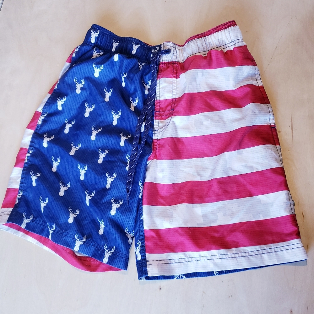 3/$10 size small swim shorts USA